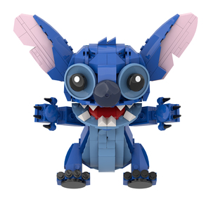 Hot Bán Màu Xanh Nhỏ Quái Vật Con Số Đồ Chơi DIY Mini Gạch Kết Nối Ma Thuật Xây Dựng Khối Làm Bằng Nhựa ABS Tay Lắp Ráp - Product Image 3