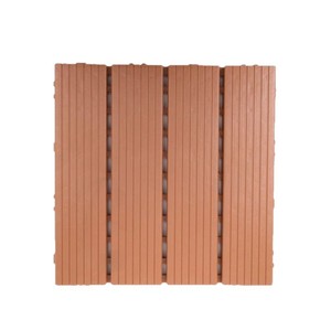 Anti-Corrosion Plastic <b>Interlocking</b> Decking Outdoor Terrace Balcony Garden <b>Floor</b> Dual Lock Waterproof Rectangle KDHO346 - Product Image 1