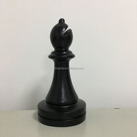 Grands échecs en marbre bon marché d'extérieur de luxe personnalisés avec plateau blanc et noir
