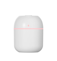 Humidificateur silencieux portable mini grande capacité 220 ml avec lampe d'ambiance aromathérapie USB pour chambre et voiture
