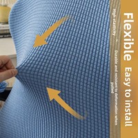 Housses de siège et d'accoudoirs pour chaise de jeu sur ordinateur, imprimées sur mesure, 100% polyester, élastiques, anti-salissures, lavables en machine, douces et confortables