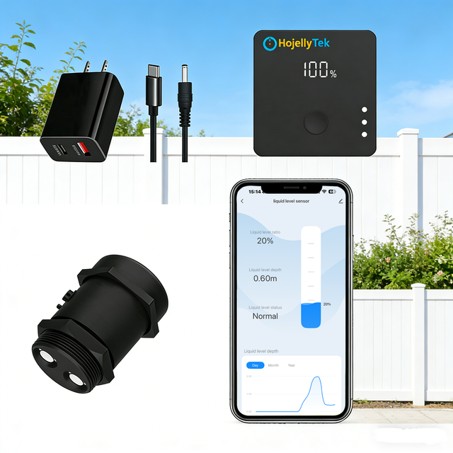 ULS-03GP-B Wireless Level Monitor Wifi Ultrasonic Sensor APP Tuya Lora Display Water Tank Liquid Alarm Household Indicator