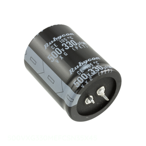 ตัวเก็บประจุ330 uF ฝาสารส้ม330 uF 20% 500V คาปาซิเตอร์แบบมีรู500VXG330MEFCSN35X45 - Product Image 1