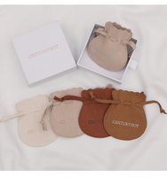 Personnalisation en petite série de mini sacs de rangement en microfibre avec cordon de serrage pour bagues, boucles d'oreilles, colliers, écouteurs et bijoux