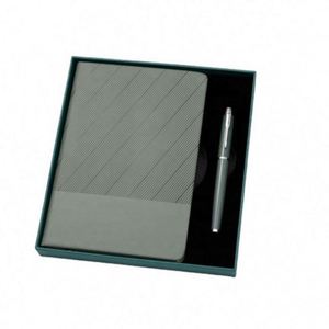 Juego de Cuadernos Promocionales al por Mayor, Bolígrafo Personalizado con Logotipo y Caja de Regalo, Juego de Cuadernos con Cubierta de Cuero Suave para Regalos Empresariales de Lujo - Product Image 1