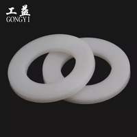 Kunden spezifischer Direkt vertrag Weiß M6 Nylon Kunststoff PA66 Flache umwelt freundliche Nylon O Ring Unter leg scheiben