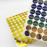Impression d'autocollants holographiques avec code QR, étiquettes holographiques personnalisées anti-effraction, impression d'autocollants holographiques de garantie