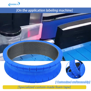 Máy dán nhãn phần xé kháng màu xanh vải bọt xốp tấm - Product Image 3