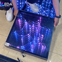 LEDA Custom Luxury Starry Stage Bande lumineuse RVB Carreaux de piste de danse carrés Scène de fête de mariage