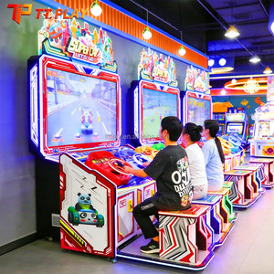 เครื่องเกมแข่ง<span class=keywords><strong>รถ</strong></span>สำหรับเด็ก 4 ที่นั่ง แบบแลก<span class=keywords><strong>ตั๋ว</strong></span> ใช้เหรียญ สำหรับศู<span class=keywords><strong>น</strong></span>ย์รวมความบันเทิงในร่ม - Product Image 1