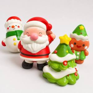 Christmas Mini Gifts EVA Material Anti-Stress Toys Decorative Santa Claus Reindeer Ornaments Unisex Youth Wholesale Available - Product Image 2