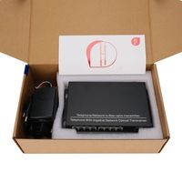 Multiplexeur fibre optique Voice FXS/FXO 1 8 16 32 64 ports RJ11 sur fibre, convertisseur de ligne téléphonique RJ11 vers fibre optique
