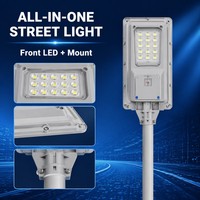 Lámpara Solar Curva para Calle, OEM de Fábrica, con Panel Solar de 6V 30W, Batería de Litio de 3.2V 25AH, Control Remoto, para Cruce de Carreteras