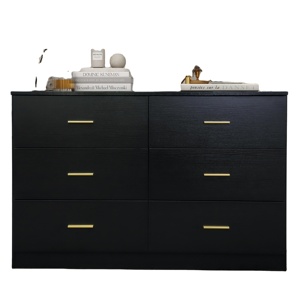 <span class=keywords><strong>Commode</strong></span> contemporaine <span class=keywords><strong>noire</strong></span>/blanche/naturelle meuble de chambre grand meuble de rangement 6 /7/8/9 tiroirs commodes - Product Image 6