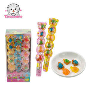 Piruleta de gelatina con forma de tortuga de dibujos animados 5 en 1 - Product Image 1