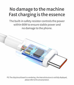USB Type C สายชาร์จเร็วสุดๆสายชาร์จ USB แบบชาร์จเร็วสำหรับ Huawei สาย Android ของแท้ - Product Image 5