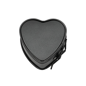 แม่พิมพ์เค้กสปริงฟอร์มเหล็กคาร์บอนรูปหัวใจขนาด10ซม. ไม่ติดก้นที่ถอดออกได้ทำความสะอาดง่ายสำหรับการอบ - Product Image 5