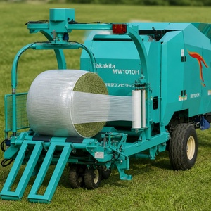 Enfardeur-ensileuse combiné remorquable pour grandes balles rondes 100 cm, pour ensilage et balles de foin, matériel de récolte agricole - Product Image 4