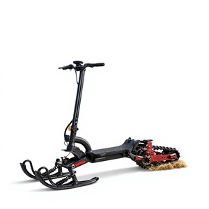 Scooter à neige haute puissance à double chenille pour adultes - Conception pliable, moteur sans balais 2000W, batterie lithium 20Ah, 25 km/h, 200 kg, double chenille - Product Image 1