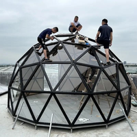 Tente de luxe en verre de grande taille pour le glamping en resort, nouvelle collection, haute qualité, très demandée