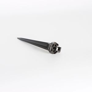 Guirlandes lumineuses d'extérieur de 4,5 pouces, supports de jardin, crochets de <span class=keywords><strong>gouttière</strong></span>, éclairage au sol, piquets noirs - Product Image 1