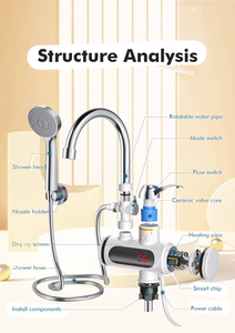Nueva gran oferta, 3000W, baño, cocina, grifo de agua caliente eléctrico, calentador de agua de ducha eléctrico instantáneo - Product Image 2