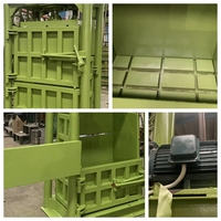 Presse à balles verticale hydraulique automatique d'occasion pour carton et papier usagé, capacité 10-100T, 220V/380V