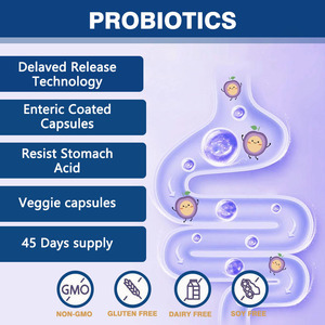 Les capsules de probiotiques de marque privée avec des ingrédients naturels stimulent l'immunité et la santé digestive approvisionnement nutritionnel quotidien - Product Image 3