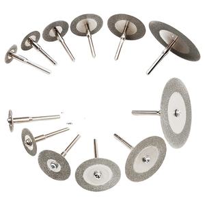 Elmas disk çelik Dremel döner kesme alet setleri 10 adet dairesel aşındırıcı küçük Mini elmas testere bıçağı seti - Product Image 1