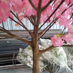 Tùy chỉnh màu sắc nhân tạo lụa hoa anh đào cây UV kháng PE dài hạn lưu trữ ngoài trời thay đổi màu sắc có sẵn màu hồng - Product Image 4