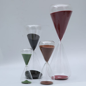 <span class=keywords><strong>Reloj</strong></span> <span class=keywords><strong>de</strong></span> <span class=keywords><strong>Arena</strong></span> <span class=keywords><strong>de</strong></span> Vidrio Soplado a Boca, Múltiples Tiempos, 60 Minutos, Colorido, Estándar, Grande - Product Image 5