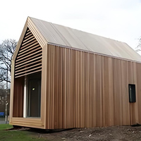 Sauna de vapor infrarrojo para exteriores de madera de cedro rojo/cicuta sólida eléctrica moderna con función de vapor húmedo para relajación de Villa