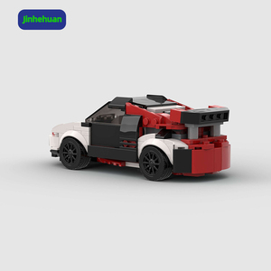 New moc Gạch Mô Hình Trắng PP Đồ Chơi Thể Thao Xe PVC ABS Mini Khối Thiết Lập Xe Pcs Giấy Hướng Dẫn Xây Dựng Khối Bộ Cho Cô Gái Chàng Trai - Product Image 2