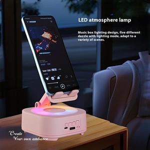 อุปกรณ์เสริมโทรศัพท์อเนกประสงค์: ลำโพง3 in 1ตั้งได้แบตเตอรี่สำรองพร้อมไฟสี RGB กล่องดนตรีไร้สาย - Product Image 5