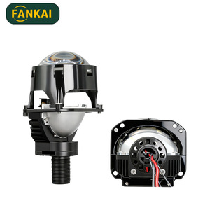 ไฟหน้า LED FANKAI ขนาด 2.5 นิ้ว เลนส์แบบลำแสงคู่ 55W 6000K 12V H4 อัพเกรดแบบติดตั้งเพิ่มเติมได้ทั่วไป - Product Image 1