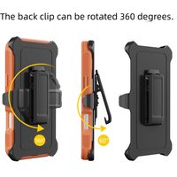 Coque de protection robuste antichoc pour iPhone 17 Air 16E 15 14 13 Plus 12 Pro Max avec chargement magnétique sans fil