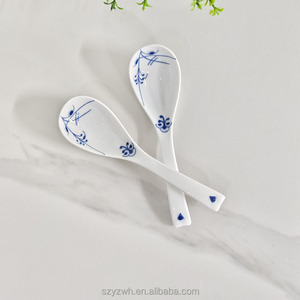 <b>Lace</b> 4.75-inch Rice Bowl Family Restaurant Banquet Gift Ceramic Round Double Bowl Soup Spoon - Product Image 6