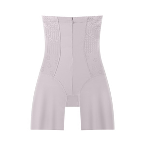 Braguitas Moldeadoras de Cintura Alta <span class=keywords><strong>para</strong></span> <span class=keywords><strong>Mujer</strong></span>, con Cierre, Doble Capa de Nailon Antibacteriano, Control de Abdomen, Sin Costuras - Product Image 5