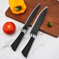 Hot Seller Ensemble de couteaux de cuisine 6 pièces comprenant une boîte de couleur Coupeur de cuisine avec éplucheur en céramique et ciseaux