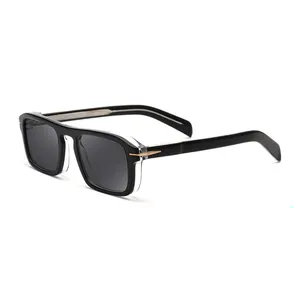 HGM Handmade China Wholesale Acetate Fashion Sunglasses High Quality Mirror Shades Retro Glasses Sun For Men Women