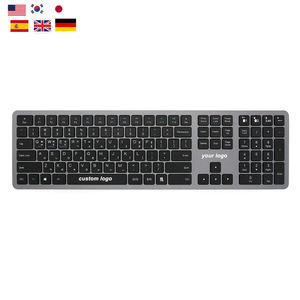 Custom Full Size Multi Language Tastatur German Swedish <b>Keyboard</b> Russian <b>bluetooth</b> <b>Keyboard</b> Computer Arabic <b>Keyboard</b> for Pc - Product Image 1