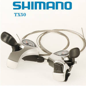 <span class=keywords><strong>Shimano</strong></span> Tourney TX50 Shifter 3/6/7/18/21 Vitesses Levier de changement de vitesse / de <span class=keywords><strong>frein</strong></span> Vélo Cycle Levier de changement de vitesse à pouce pour <span class=keywords><strong>VTT</strong></span> - Product Image 3