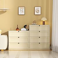 Meuble de rangement en acier spacieux à 5 tiroirs |   Commode multi-usages à glissières silencieuses pour chambre, placard et entrée
