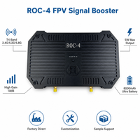 Amplificateur de signal tri-bande 5W avec batterie 8000mAh, 2.4G 5.2G 5.8G, portable, à gain élevé, charge Type-C, longue autonomie