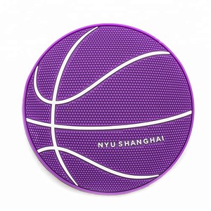 Posavasos duradero de PVC suave e irrompible, diseño colorido, antideslizante, soporte para taza de té y café, cuenco de plástico, alfombrilla individual - Product Image 5