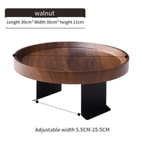 1 Pièce Table de Canapé Mini Table d'Appoint Étanche Résistant aux Taches Table d'Angle Canapé Accoudoir Plateau Sans Installation