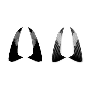 Mercedes-Benz CLS-Class W218 Rear Bumper Canard Piano Black Carbon Fiber Texture ABS Adhesive 2015-2017 - Product Image 2