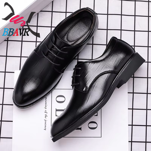 Zapatos de Vestir de Hombre con Punta en Pico, Estilo Británico, de PU, con Cordones, Formales, Casuales, Modernos, Estilo Coreano, Antideslizantes, Duraderos, para Boda - Product Image 4
