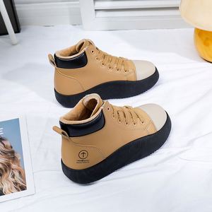 Winter New <b>Small</b> White Shoes Women Plus Velvet Cotton Shoes Casual Shoes - Product Image 5