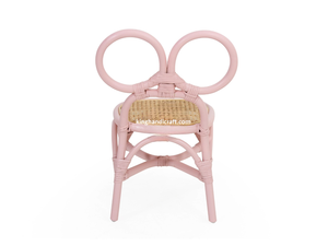 Silla Infantil de Ratán Hecha a Mano, Ligera, Duradera y Moderna, Segura para Uso en Exteriores/Hoteles, Asiento Infantil de Mimbre Natural para Fiestas - Product Image 5